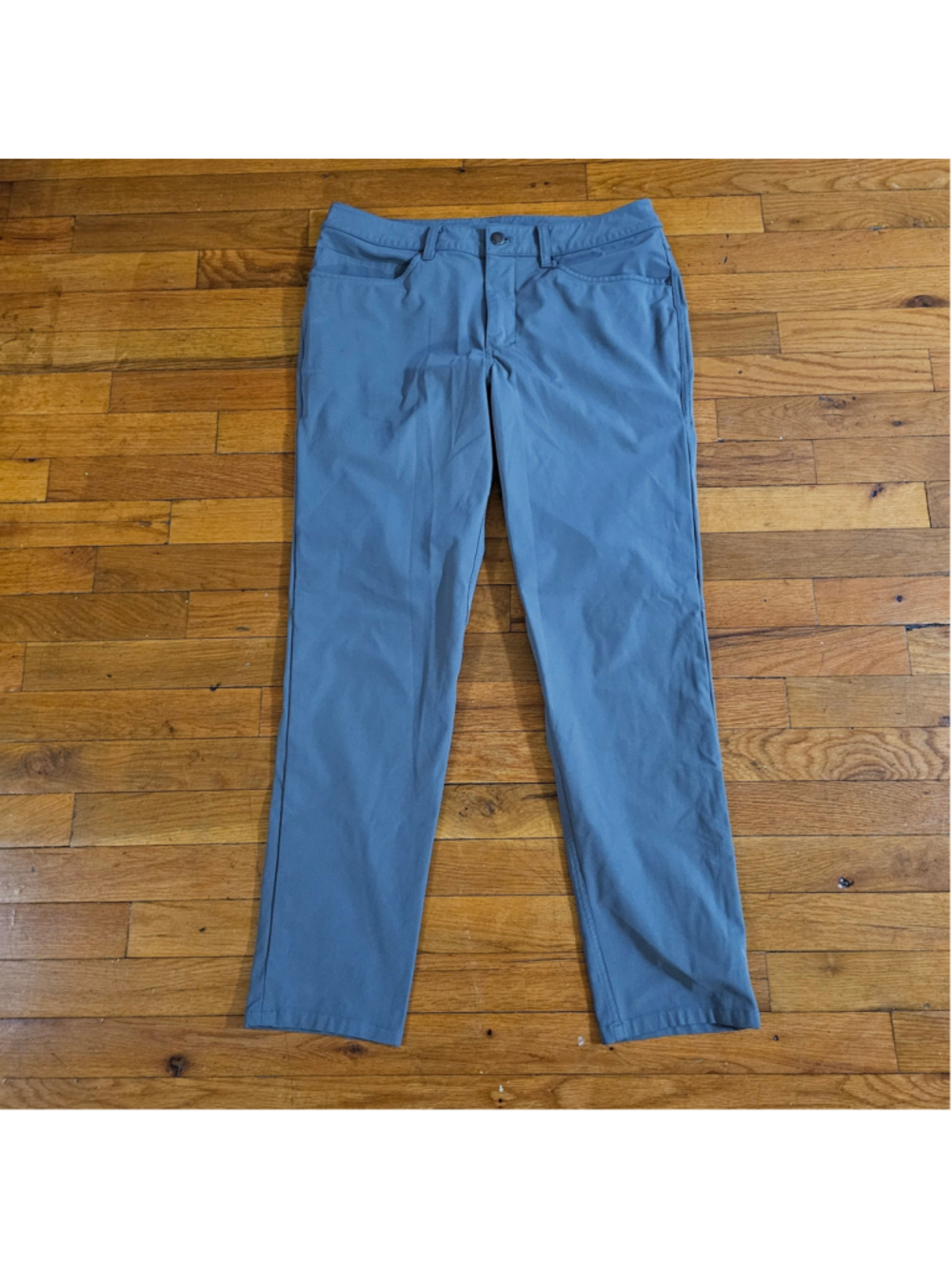 Lululemon Men’s Pants Size 32X29 Green Stretch Straight Leg Performance Casual